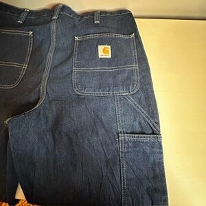 CARHARTT - Men’s, Carpenter Jeans, 32/30, Dark Denim,
